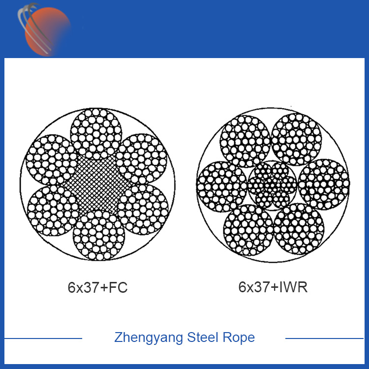 6x37 + FC Galvanized Steel Wire Rope